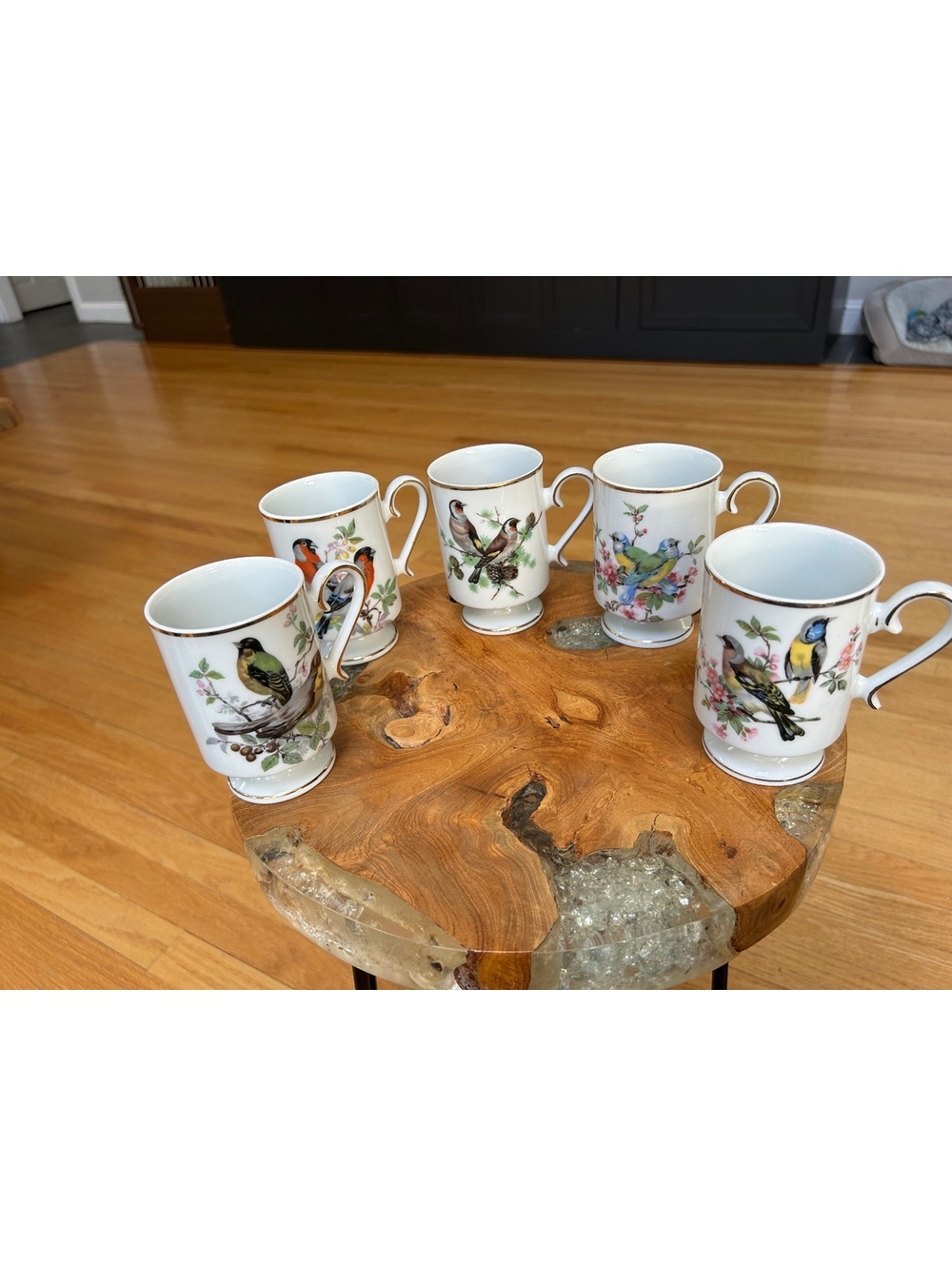 Royal Crown Lovebird Series Coffee Cups Set of 5
